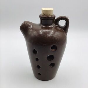 VINTAGE Old Glory Jugarina Ocarina Flute Musical Instrument 5” Brown Rare